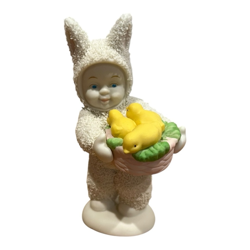Department 56 Snowbunnies Basket of Joy figurine collectible decor piece